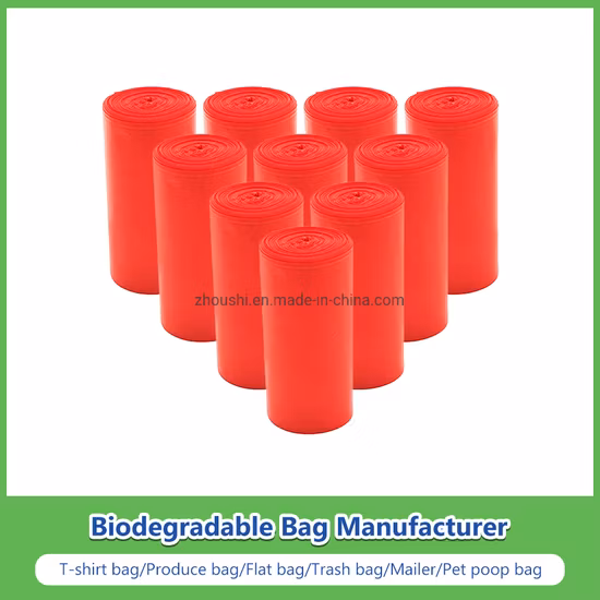 Neuer umweltfreundlicher, zu 100 % biologisch abbaubarer Müllbeutel aus Maisstärke für den Heißsiegel-Tiefdruck in der Müllküche